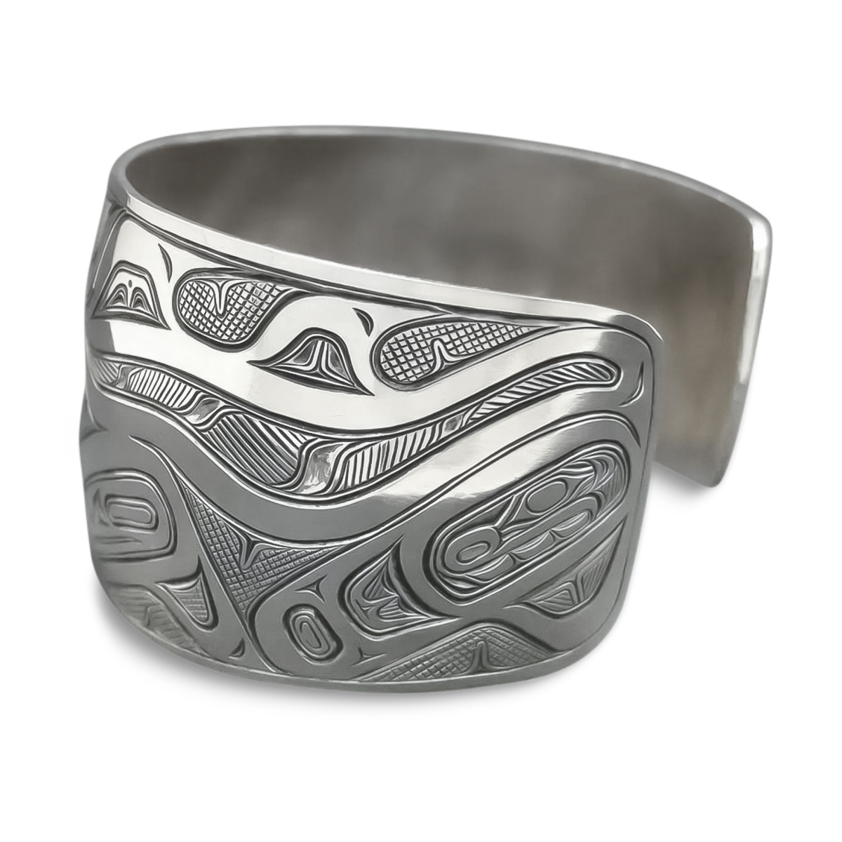 Killerwhale Silver Bracelet