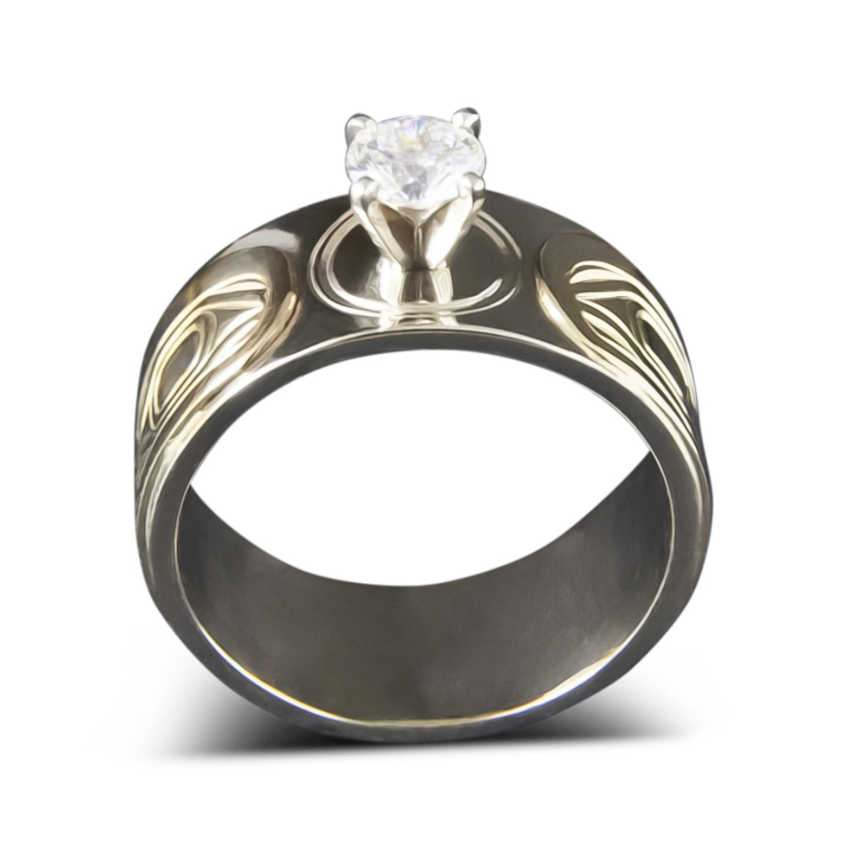 Hummingbird Diamond Ring