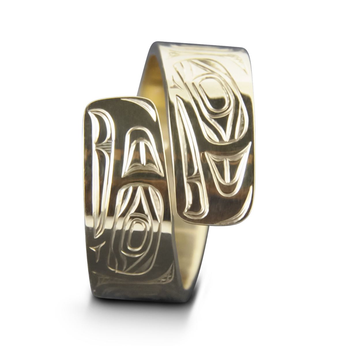 Eagle Gold Wrap Ring