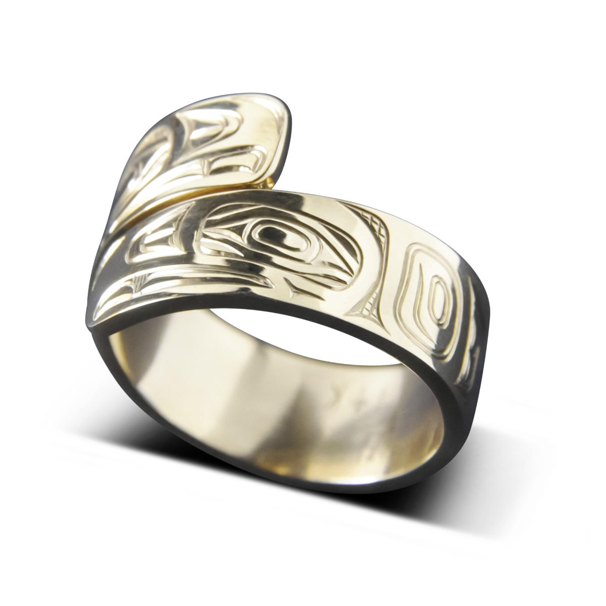 Eagle Gold Wrap Ring